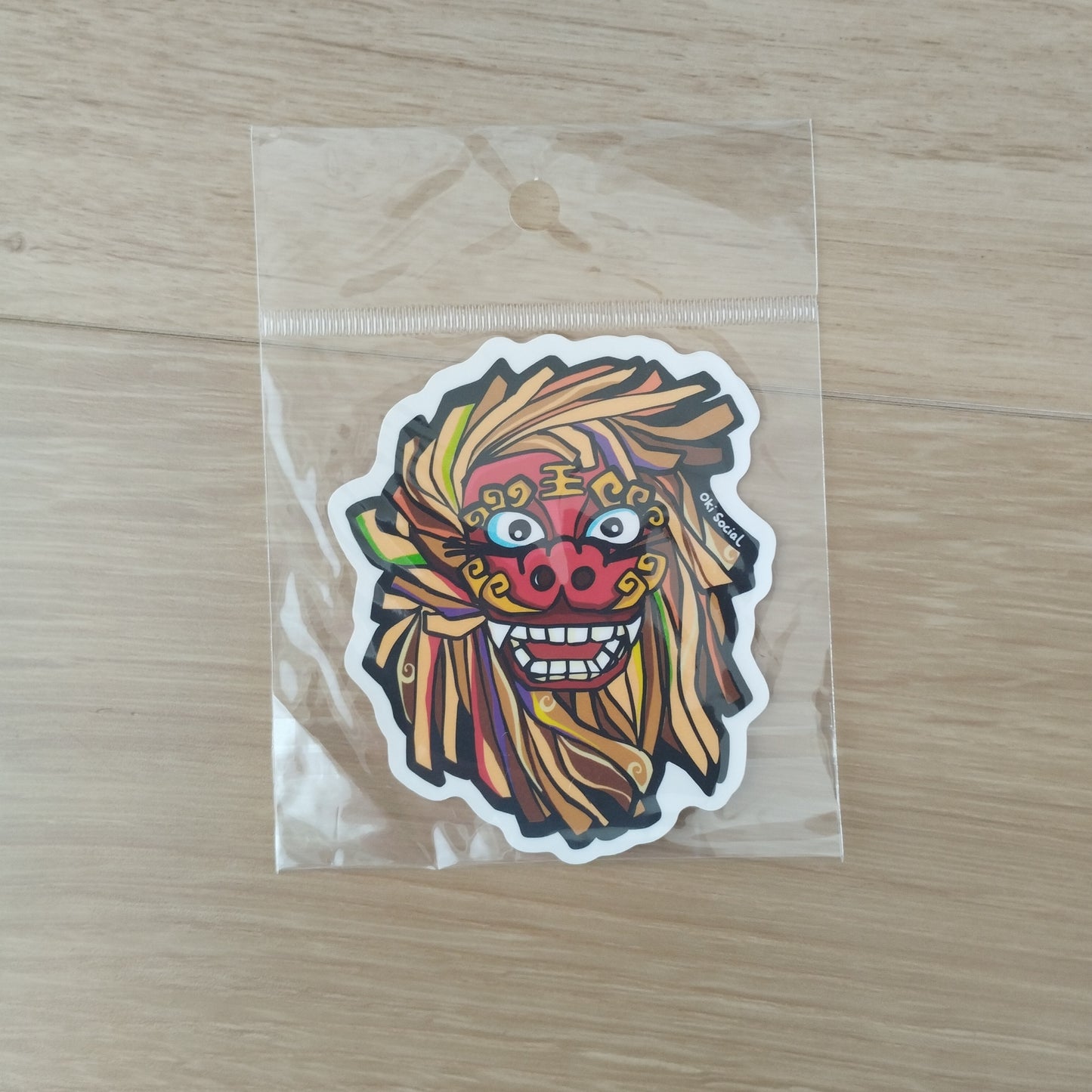 ステッカー 獅子 Rサイズ