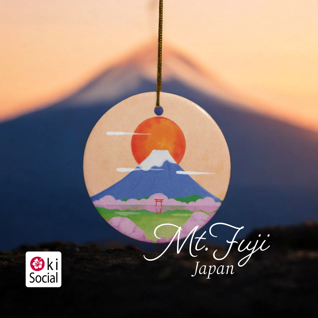 セラミックオーナメント〈富士山〉