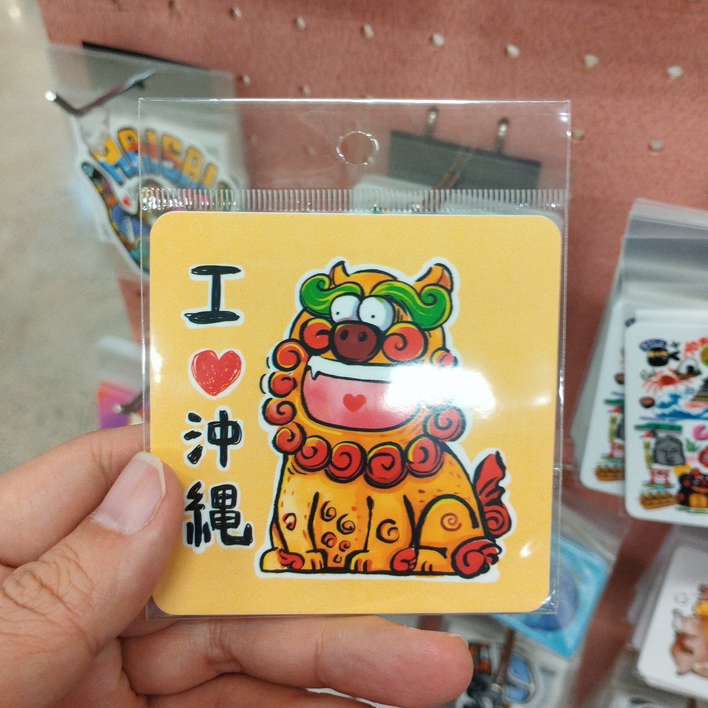 ステッカー　SQシーサー