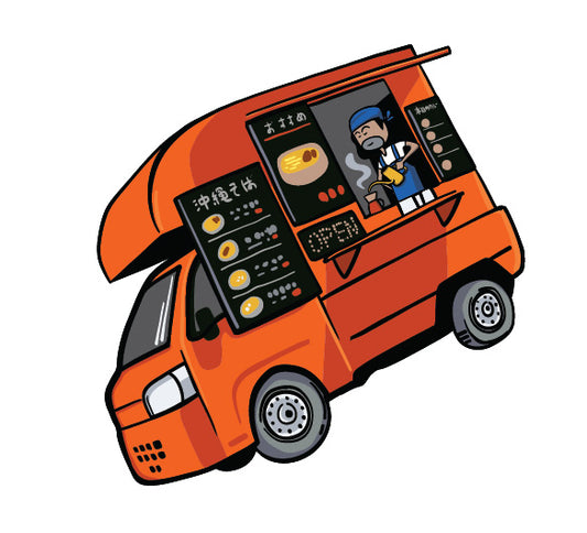 ステッカー　フードトラック　Rサイズ