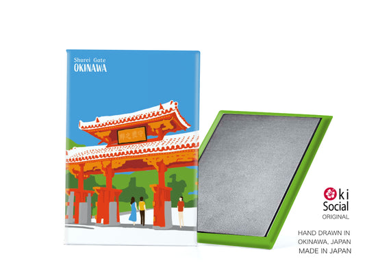 守礼門トラベルポスターマグネット