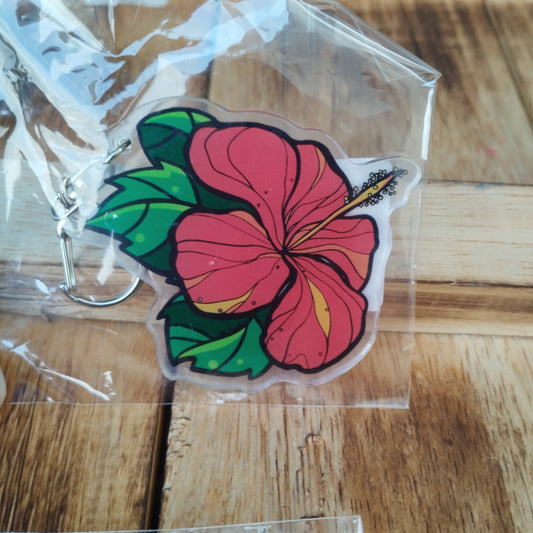 キーホルダー ハイビスカス